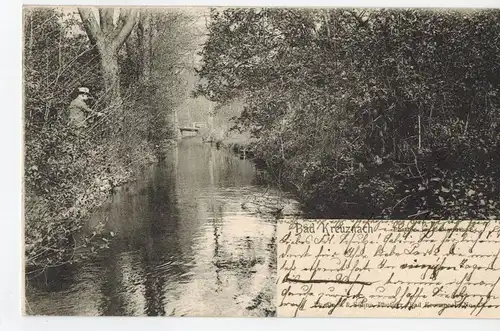 AK Bad Kreuznach, Partie im Salinental, 1902 gelaufen mit Marke 