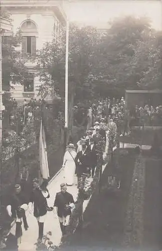 alte orig. AK Jena Feier Studenten Umzug Burschenschaft EchtPhotoAK Vorkrieg