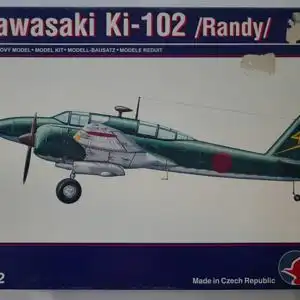 Pavla Models Kawasaki Ki-102 Randy-1:72-72008-Modellflieger-OVP-1005