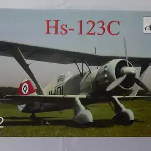 Amodel, Hs-123C-1:72-72248-Modellflieger-OVP-0415