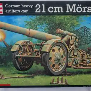 Revell German heavy artillery gun 21cm Mörser 18-1:72-03169-Militär-OVP-0362