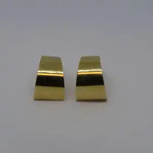 Ohrringe-585 Echtgold-14 Karat-Gelbgold-Ohrstecker-