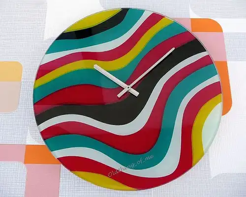 Nextime Wanduhr Pop Art Wave 