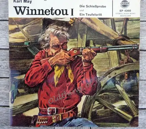 Winnetou 1 Single Karl May Vinyl Schallplatte 7\"