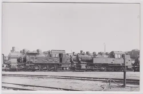 55657 Bellingrodt Foto Ak Tenderlokomotive 941598 und 87004 um 1930
