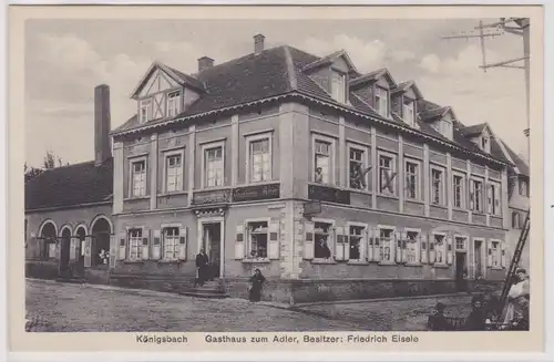 901973 Ak Königsbach Gasthaus zum Adler um 1920