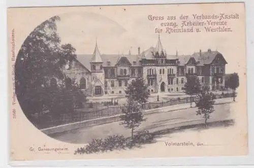 53862 Ak Gruß aus Volmarstein Gr.Genesungsheim um 1900