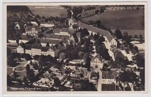 901551 Ak Salem vom Flugzeug aus mit Reichsabtei 1936