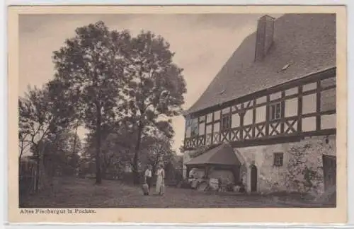 57332 Altes Fischergut in Pockau - Sächs. Heimatschutz Postkarte um 1920