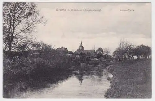 902556 Ak  Greene bei Kreiensen (Braunschweig) Leine Partie 1913