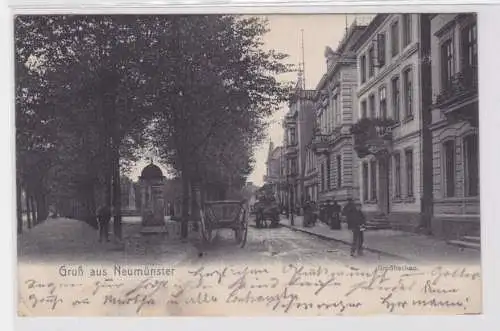901389 Ak Gruss aus Neumünster - Großflecken 1905