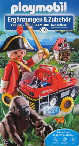 PLAYMOBIL Ergänzungen & Zubehör Sammlerstück 2012 Prospekt