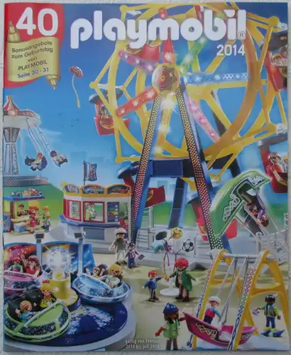 Playmobil Katalog 2014 * Flyer Funpark 40 Jahre