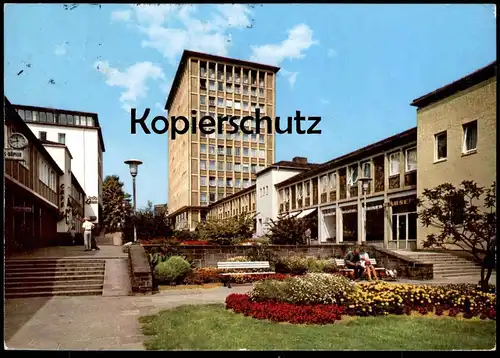 ÄLTERE POSTKARTE KASSEL TREPPENSTRASSE TOTO LOTTO DÖPFER MÖBEL MAUSER Treppenstraße AK Ansichtskarte cpa postcard