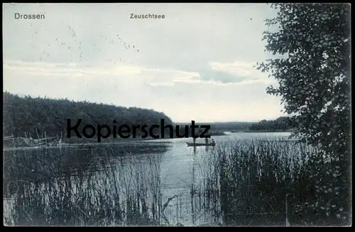 ALTE POSTKARTE DROSSEN ZEUSCHTSEE OSNO LUBUSKIE Czyste Wielki Slubicki Brandenburg Neumark Polska Poland Polen postcard