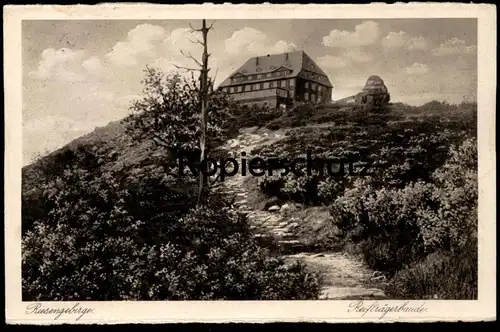 ALTE POSTKARTE RIESENGEBIRGE REIFTRÄGERBAUDE Schronisko Szrenicy Schlesien Ansichtskarte AK cpa postcard