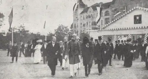 ALTE POSTKARTE BERLIN 1910 II. TON-, ZEMENT-, UND KALKINDUSTRIE-AUSSTELLUNG BAUMSCHULENWEG PRINZ VON PREUSSEN AK cpa