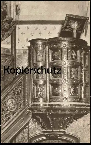 ALTE POSTKARTE AACHEN KAISER-DOM EVANGELIENKANZEL Kanzel pulpit chaire à prêcher cpa postcard AK Ansichtskarte