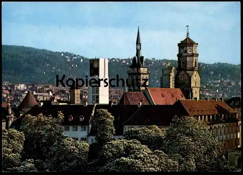 ÄLTERE POSTKARTE STUTTGART TÜRME DER STADT tower tour Uhr clock chrono horloge cpa postcard AK Ansichtskarte