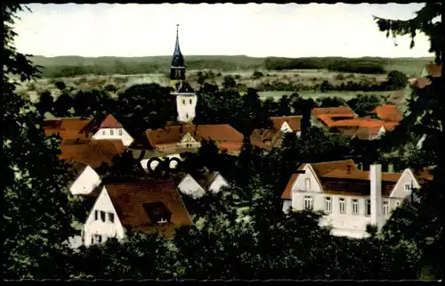 ÄLTERE POSTKARTE BAD ESSEN BEI OSNABRÜCK AUSBLICK VON RICKMERS HÖHE PANORAMA cpa postcard AK Ansichtskarte