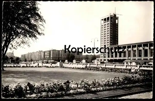 ÄLTERE POSTKARTE LE HAVRE PLACE DE L'HOTEL DE VILLE ET BOULEVARD FOCH Bus cpa postcard AK Ansichtskarte