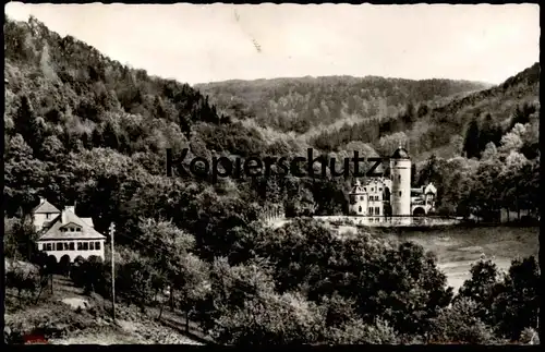 ÄLTERE POSTKARTE WASSERSCHLOSS MESPELBRUNN IM SPESSART SCHLOSS moated castle chateau entouré d'eau AK cpa postcard