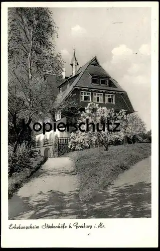 ALTE POSTKARTE STÖCKENHÖFE WITTNAU BEI FREIBURG IM BREISGAU Stempel 17b WITTNAU ÜBER FREIBURG Cachet