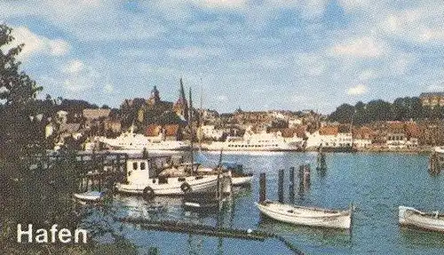 POSTKARTE FLENSBURG HOLM HAFEN NEUSTADT FÖRDEBRÜCKE NORDERTOR ADELBYER MÜHLE WINDMÜHLE molen moulin windmill mill AK