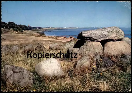 POSTKARTE SYLT HÜNENGRAB B. KEITUM Grave Grab Heraldik Heraldry Megalith Stone Dolmen Megalithic Tomb Sepulcher Sépulcre