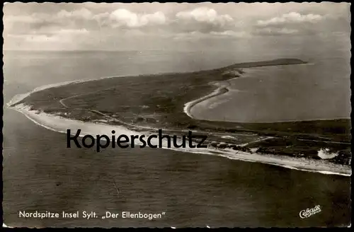 ÄLTERE POSTKARTE NORDSPITZE INSEL SYLT DER ELLENBOGEN Nordsee north sea elbow coude cpa postcard AK Ansichtskarte