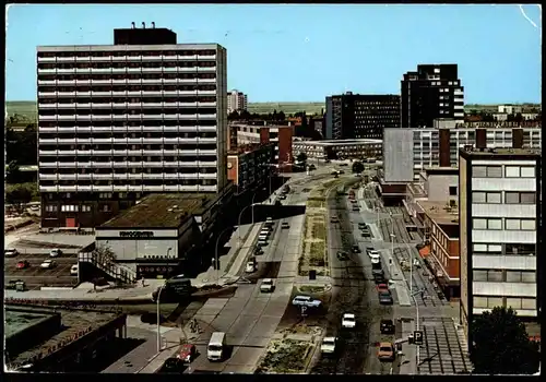 ÄLTERE POSTKARTE SALZGITTER-LEBENSTEDT KINOCENTER KINO CINEMA CINÉ ALBERT-SCHWEITZER-STRASSE LKW Pickup Camionneur cpa