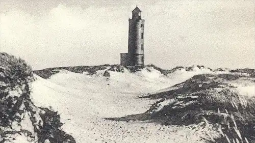 ÄLTERE POSTKARTE NORDSEEHEILBAD ST. PETER-ORDING DÜNEN MIT LEUCHTTURM Sankt Lighthouse Dunes Duine phare cpa postcard