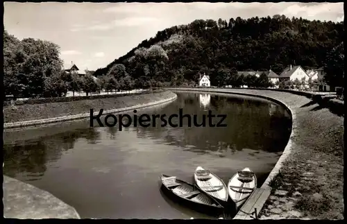 ÄLTERE POSTKARTE SULZ AM NECKAR BOOTE Boot boat bateau cpa postcard AK Ansichtskarte