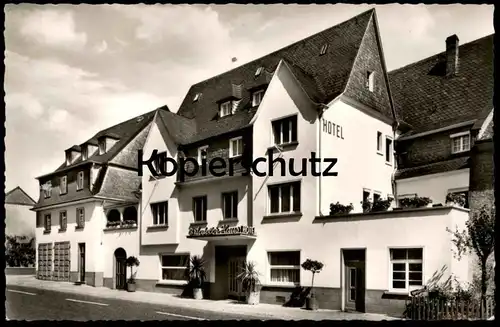 ÄLTERE POSTKARTE BRIEDEL BRIEDELER HAUS Zell Cochem Mosel Hotel & Pension Briedeler Liegeterasse Ansichtskarte