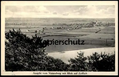 ALTE POSTKARTE ANSICHT VOM VOSSENBERG MIT BLICK AUF ZYFFLICH FORSTHAUS TEUFELSBERG Kranenburg bei Kleve Ansichtskarte AK