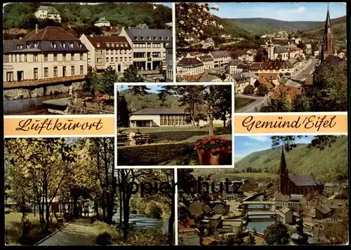 ÄLTERE POSTKARTE GEMÜND SCHLEIDEN EIFEL KNEIPP-KURSTADT cpa postcard AK Ansichtskarte