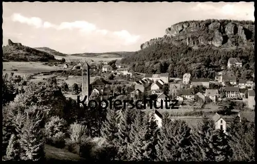 ÄLTERE POSTKARTE GEROLSTEIN EIFEL MUNTERLEY UND AUBERG PANORAMA Gesamtansicht Ansichtskarte AK postcard cpa