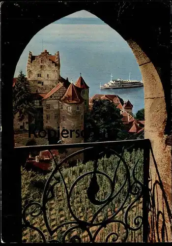 ÄLTERE POSTKARTE MEERSBURG AM BODENSEE KÖNIGSBURG Schiff Weinberg Wein Schmiedekunst Ansichtskarte AK postcard cpa