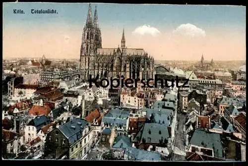 ALTE POSTKARTE KÖLN TOTALANSICHT Cöln Ansichtskarte AK cpa postcard