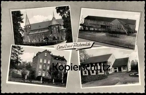 ÄLTERE POSTKARTE GRUSS AUS FISCHENICH HÜRTH AK postcard Ansichtskarte cpa