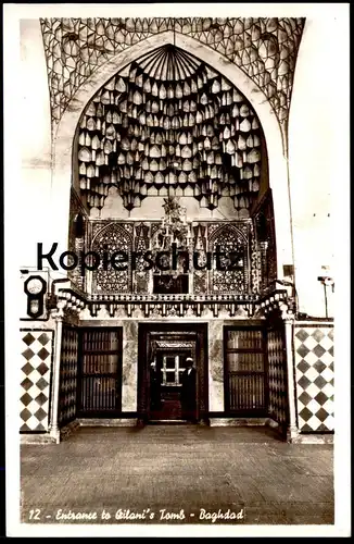 ÄLTERE POSTKARTE BAGHDAD ENTRANCE TO GILANI'S TOMB grave Bagdad Irak Iraq cpa postcard AK Ansichtskarte