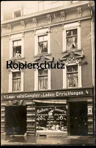 ALTE FOTO POSTKARTE DÜSSELDORF BENRATH MOLKEREI ZUR SENNERIN FAMILIE GEIER Schild Düsseldofer Bürgerbräu Ansichtskarte