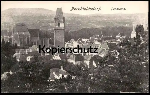 ALTE POSTKARTE PERCHTOLDSDORF PANORAMA TOTAL NIEDERÖSTERREICH Österreich Austria AK Ansichtskarte postcard cpa