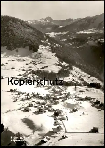 ÄLTERE POSTKARTE HITTISAU GEGEN HOHER IFEN BREGENZERWALD Vorarlberg Ansichtskarte postcard cpa AK