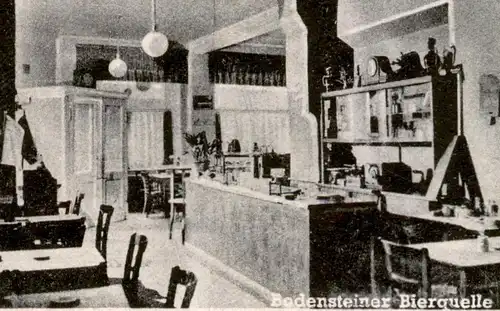 ALTE POSTKARTE HALLE SAALE BODENSTEINER GASTSTÄTTE 1942 JOHANNES ROLKE BIERQUELLE COBURGER BIERSTUBE Ansichtskarte AK