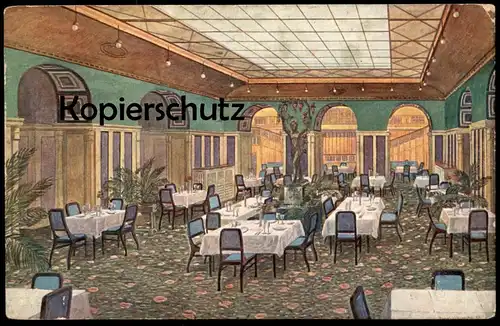 ALTE LITHO POSTKARTE LEIPZIG HOTEL FÜRSTENHOF RESTAURANT Sachsen Ansichtskarte AK postcard cpa