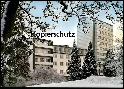 ÄLTERE POSTKARTE KURKLINIK HELENENQUELLE BAD WILDUNGEN IM WINTER Schnee snow neige hiver cpa Ansichtskarte postcard