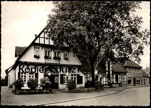 ÄLTERE POSTKARTE LIENEN IN WESTFALEN GASTHAUS ZUR POST BAUMKAMP Teutoburger Wald postcard Ansichtskarte AK cpa