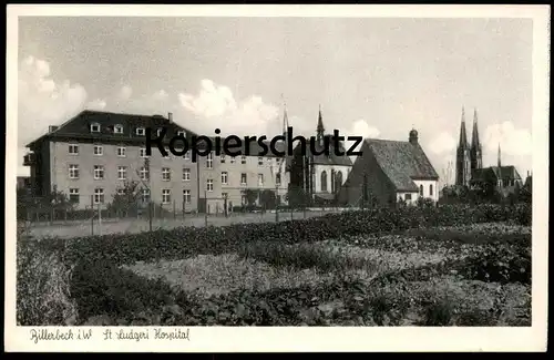 ALTE POSTKARTE BILLERBECK ST. LUDGERI HOSPITAL Krankenhaus AK Ansichtskarte postcard cpa