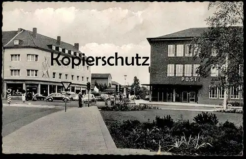 ÄLTERE POSTKARTE DÜREN AN DER POST Rechteckstempel Morschenich über Horrem Ansichtskarte AK cpa postcard